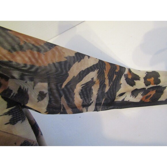 Oolala Cheetah Tiger Print Blazer Lightweight Jacket Retail $384 Size XS - Picture 6 of 7